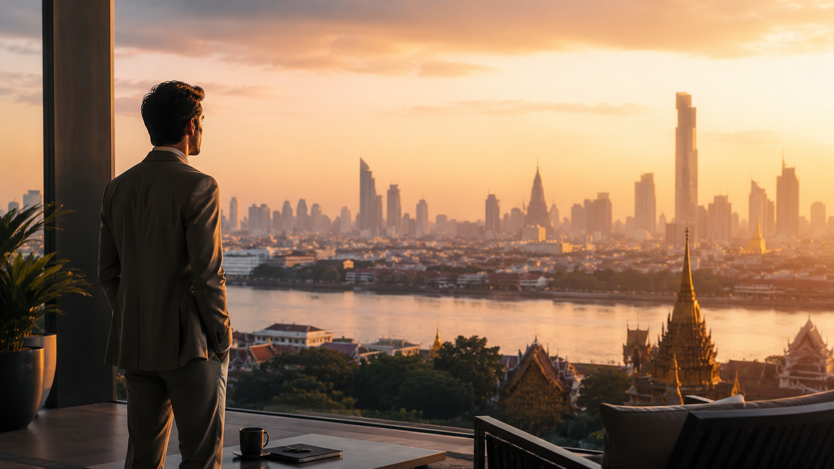 A traveler looking toward Thailand's future
